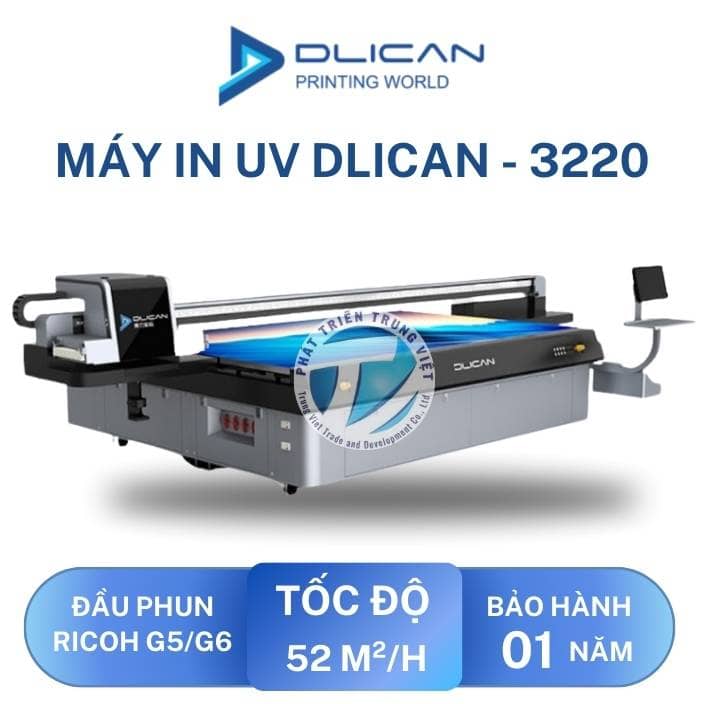 Máy in DLI-3220 UV Flatbed